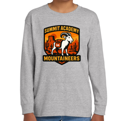 YOUTH Long Sleeve SA Mountaineers - Front Print Thumbnail
