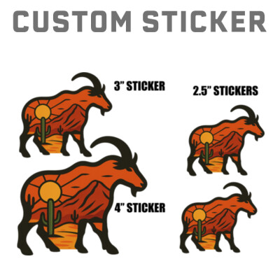 4-Pack of vinyl stickers Thumbnail