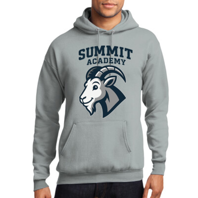 ADULT Summit Goat Head Hoodie - White & Grey Thumbnail