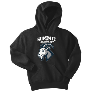 YOUTH Summit Goat Head Hoodie - Black & Royal Thumbnail