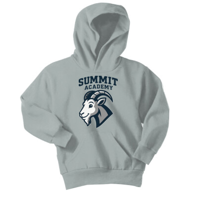 YOUTH Summit Goat Head Hoodie - White & Grey Thumbnail